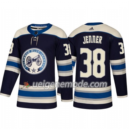 Herren Eishockey Columbus Blue Jackets Trikot Boone Jenner 38 Adidas Alternate 2018-19 Authentic